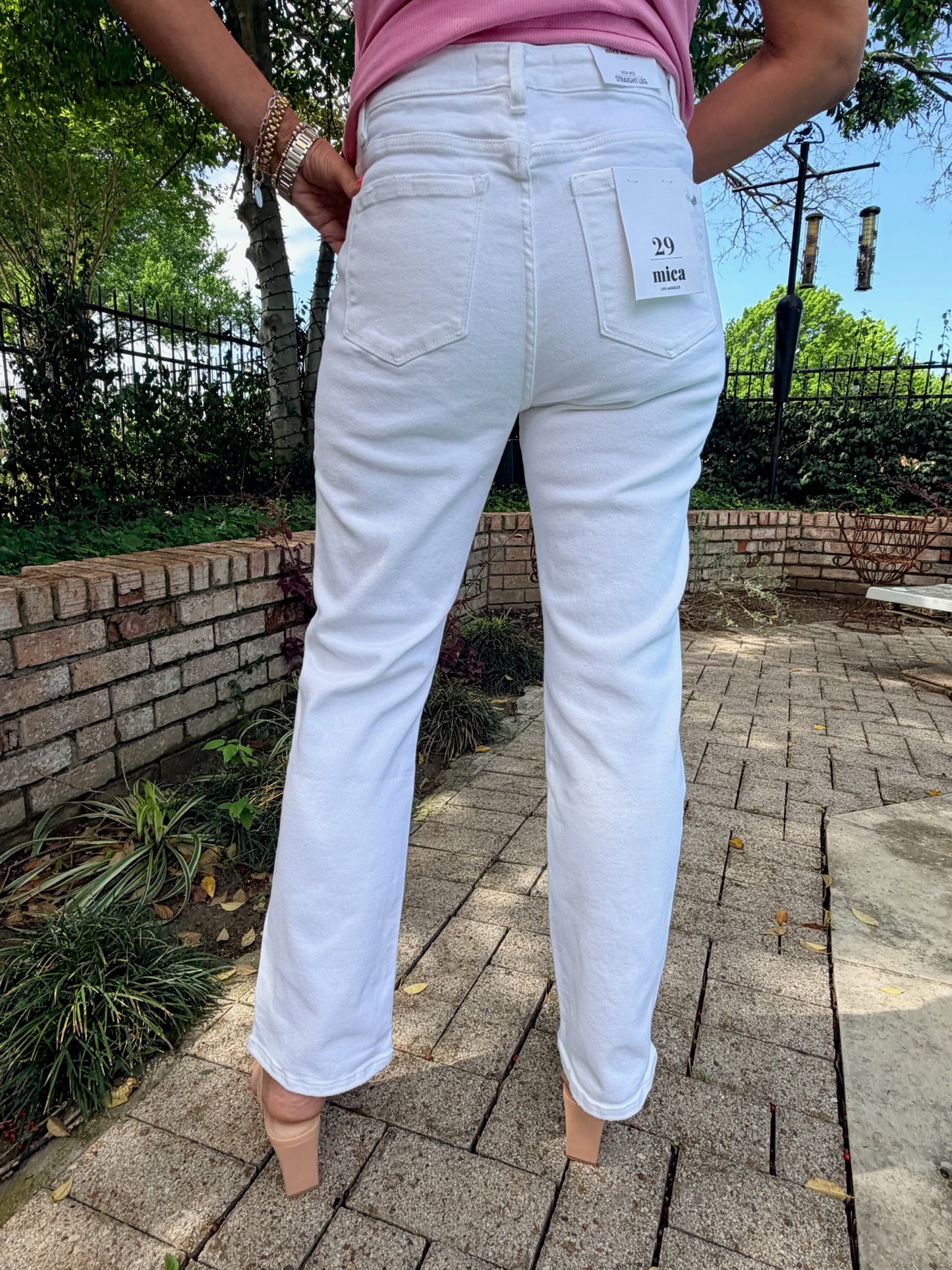 Crisp White Classic Denim