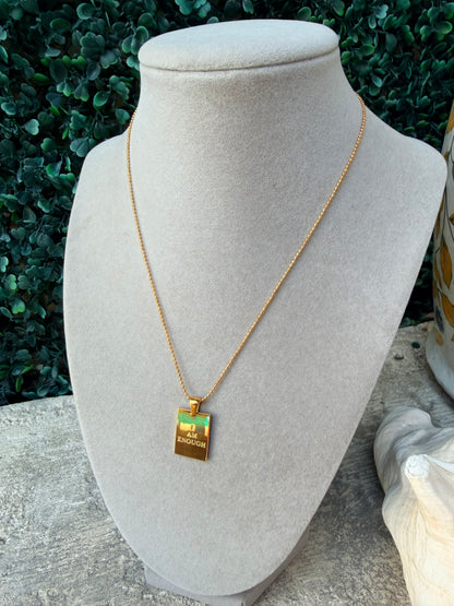 "I Am Enough" Empowerment Necklace