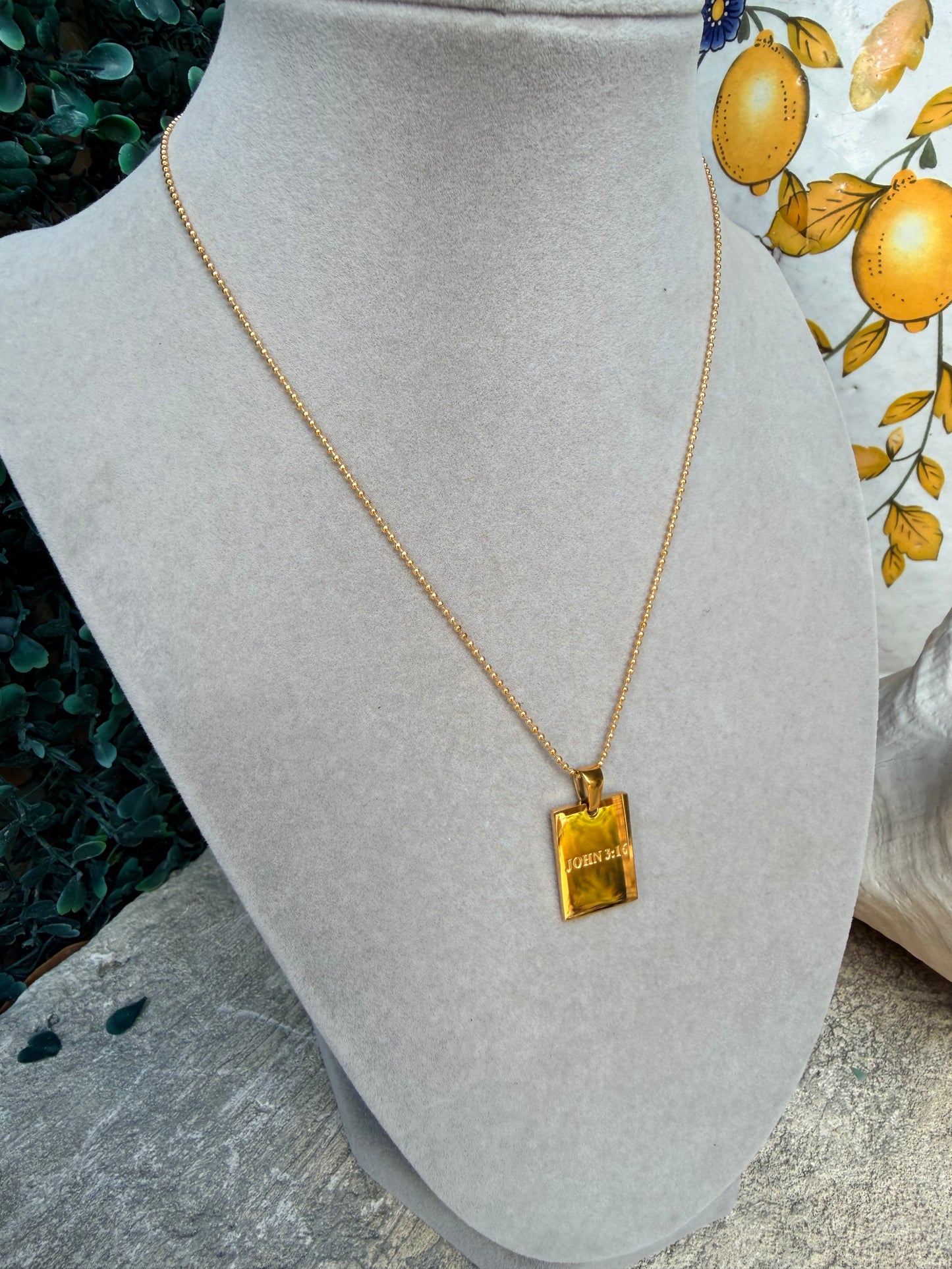 "John 3:16" Empowerment Necklace