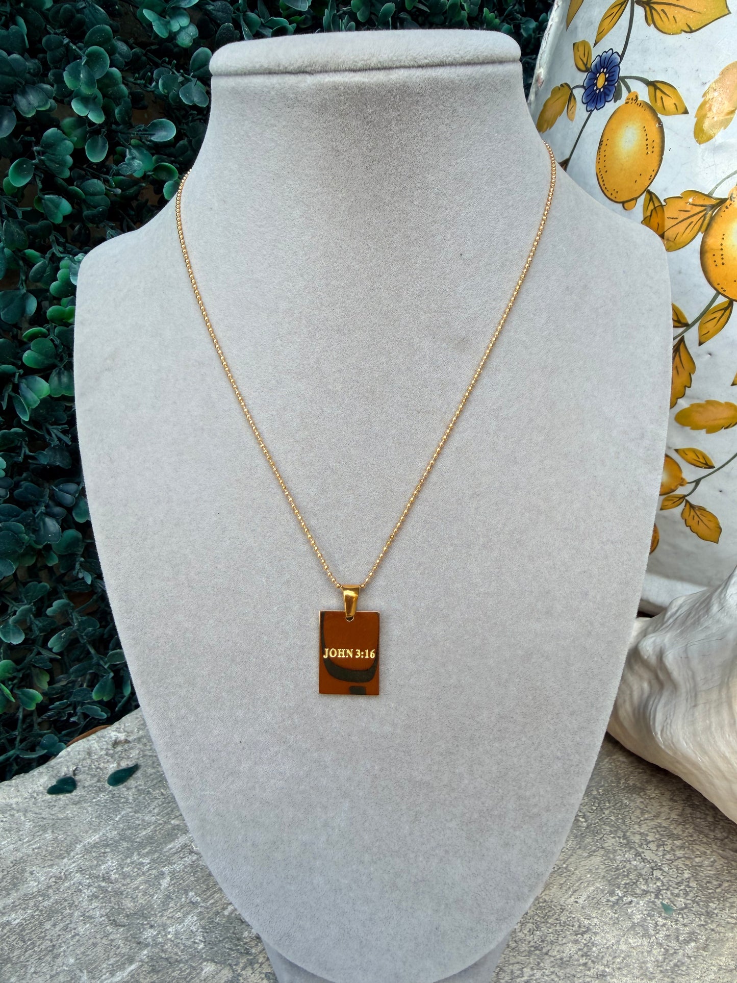 "John 3:16" Empowerment Necklace