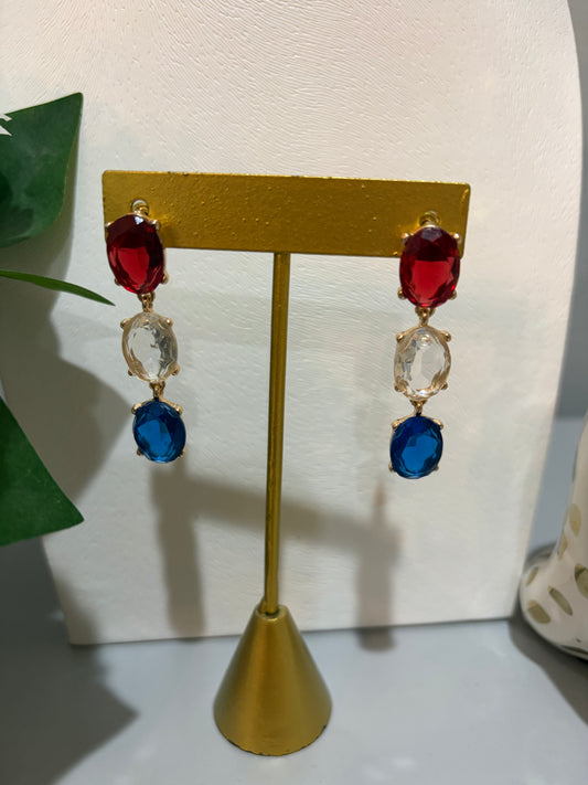 Patriotic Dangle Earring
