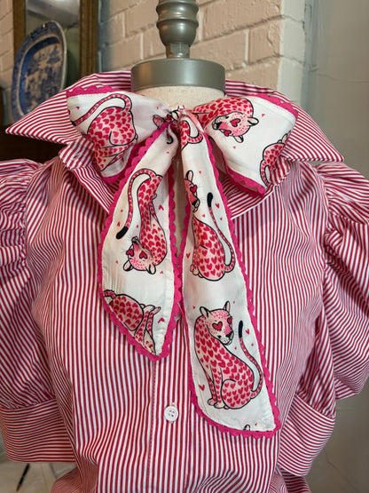 Striped in Pink Twilly