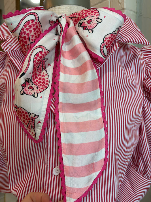 Striped in Pink Twilly