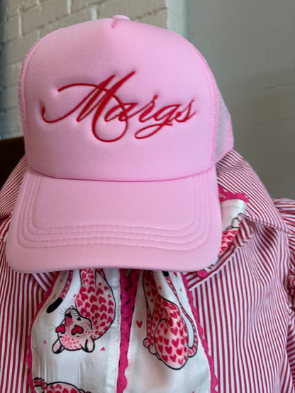 Pink Margs Trucker Cap