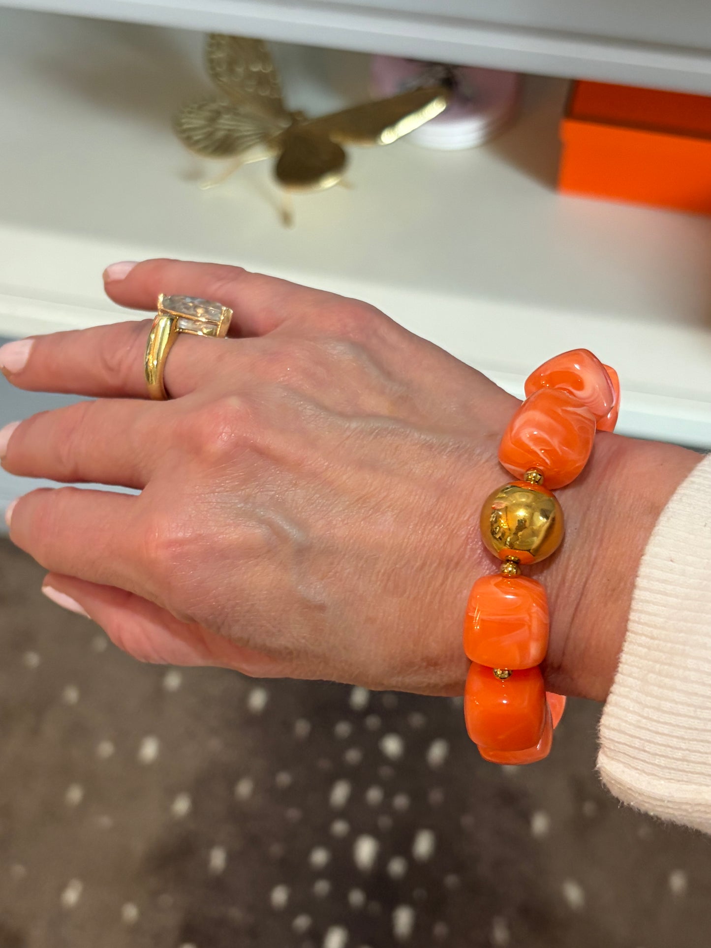 Wrist Candy Bracelet-Orange