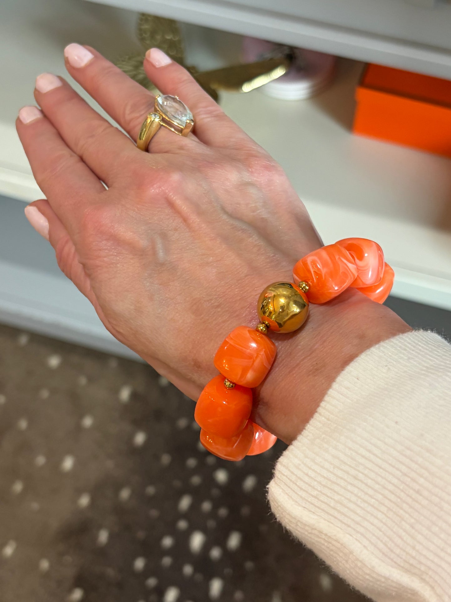 Wrist Candy Bracelet-Orange