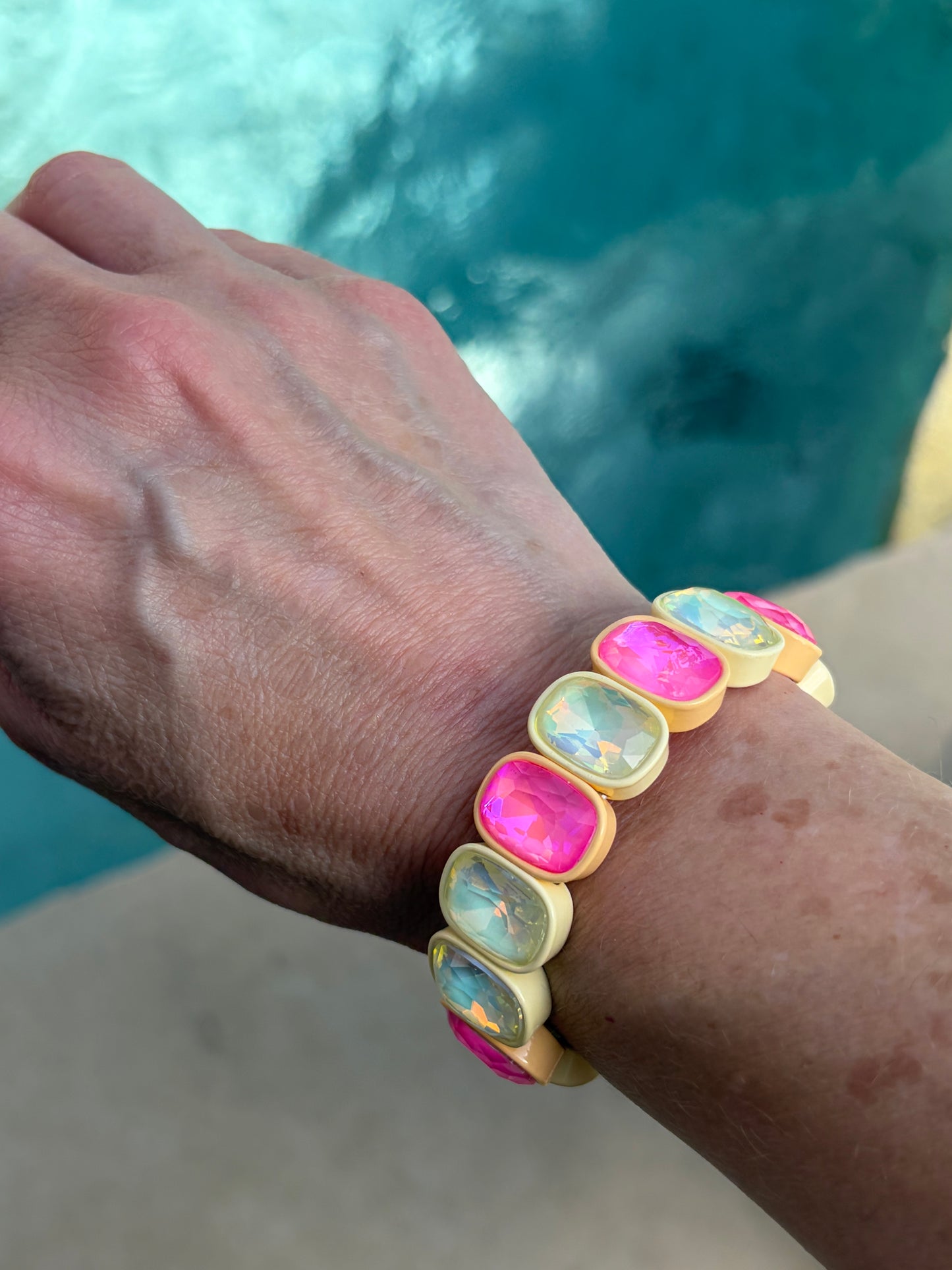 Pink Lemonade Stretch Bracelet