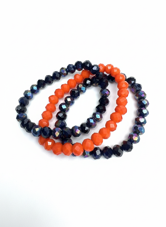 Orange and Shimmer Blue Stack