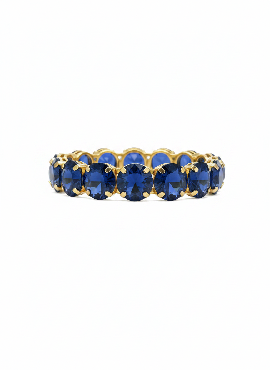 Stunning Sapphire Blue Crystal Bracelet