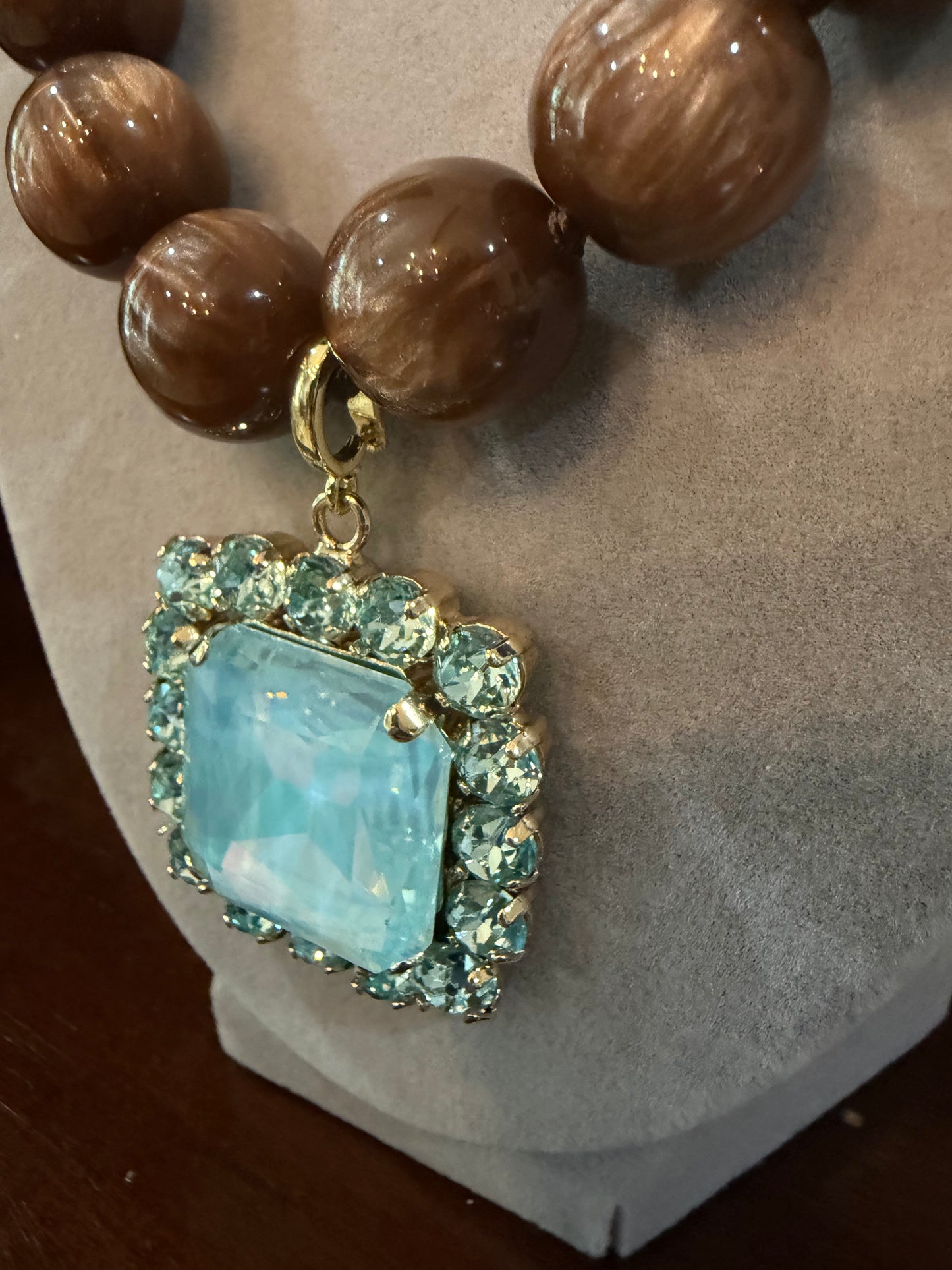 Chocolate Sky Statement Necklace