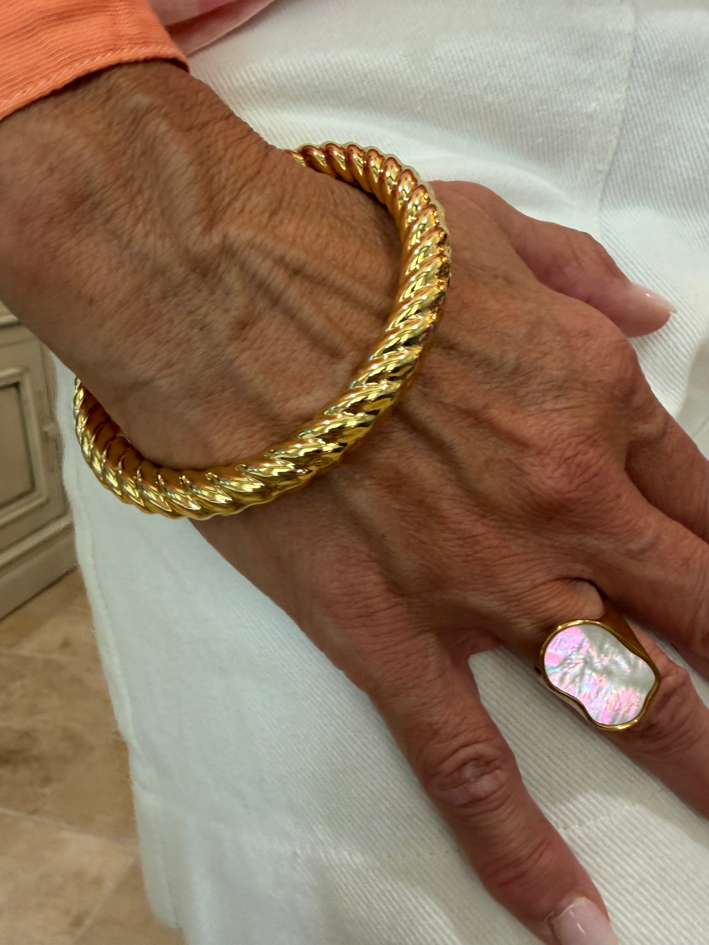 Tami Twisted Bangle Bracelet