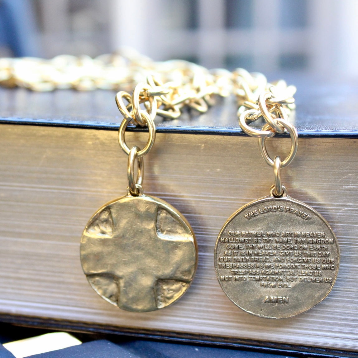 Heirloom Prayer Necklace, 16"