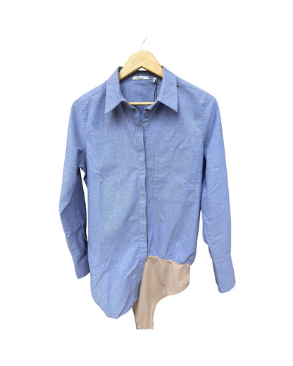 Classic McKinney Oxford Bodysuit-Blue