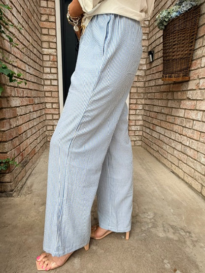 Blue Breeze Striped Pant