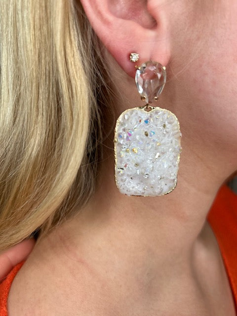 Swarovski Crystal Rhinestone Earrings