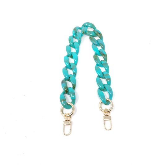 Turquoise Link Purse Chain