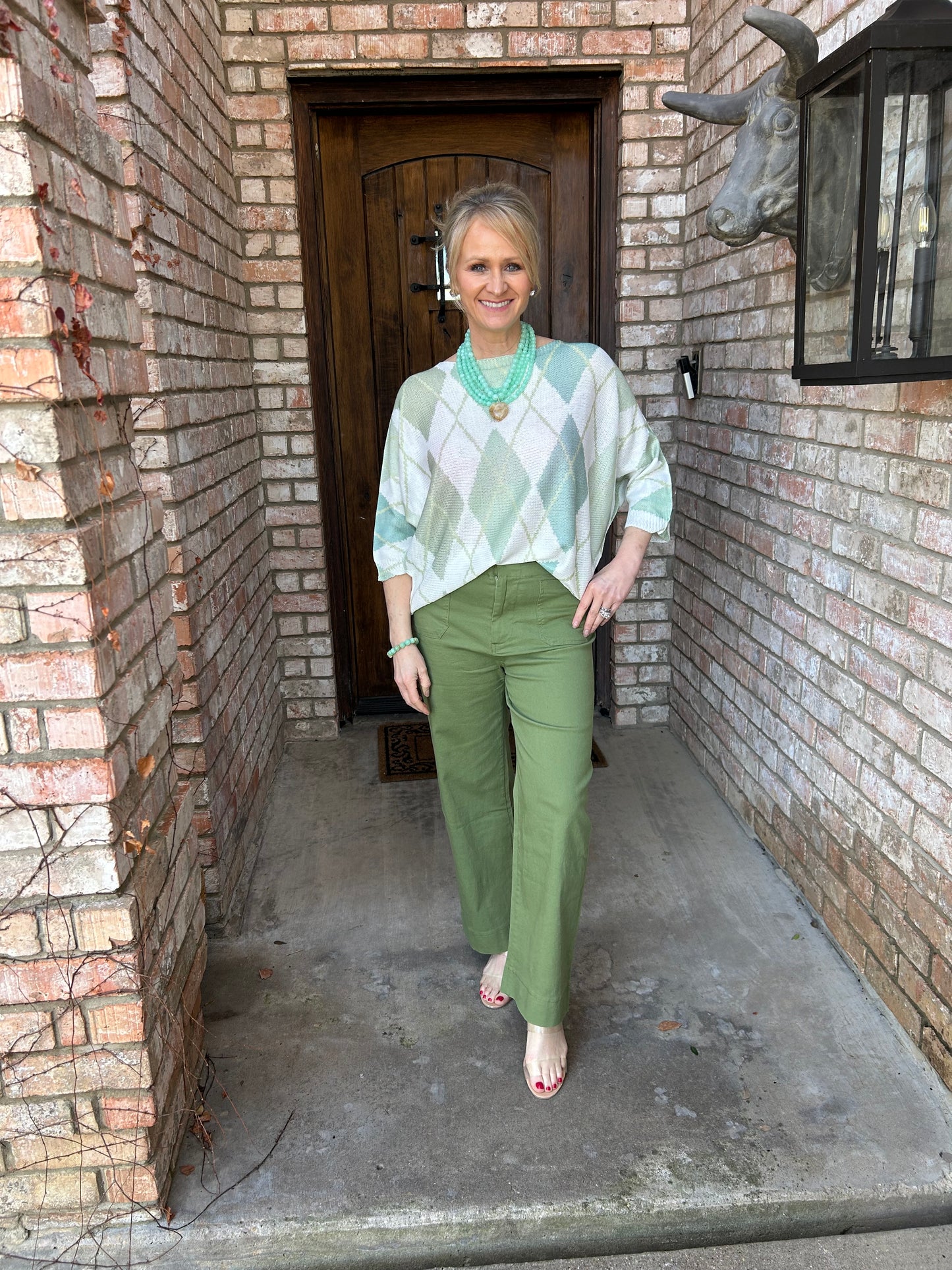 Ivy League Argyle Italian Knit