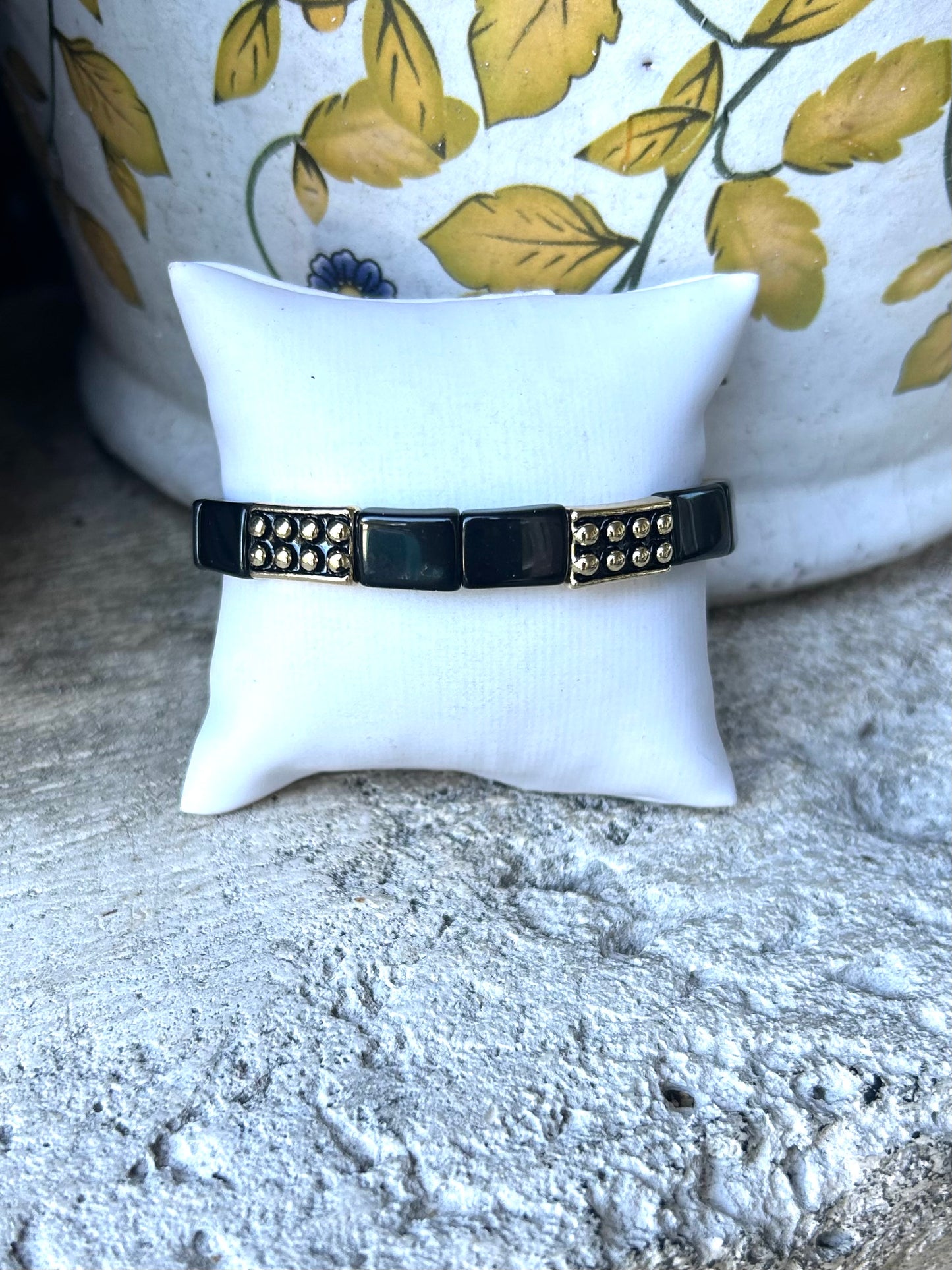 Baylee Black Stretch Bracelet