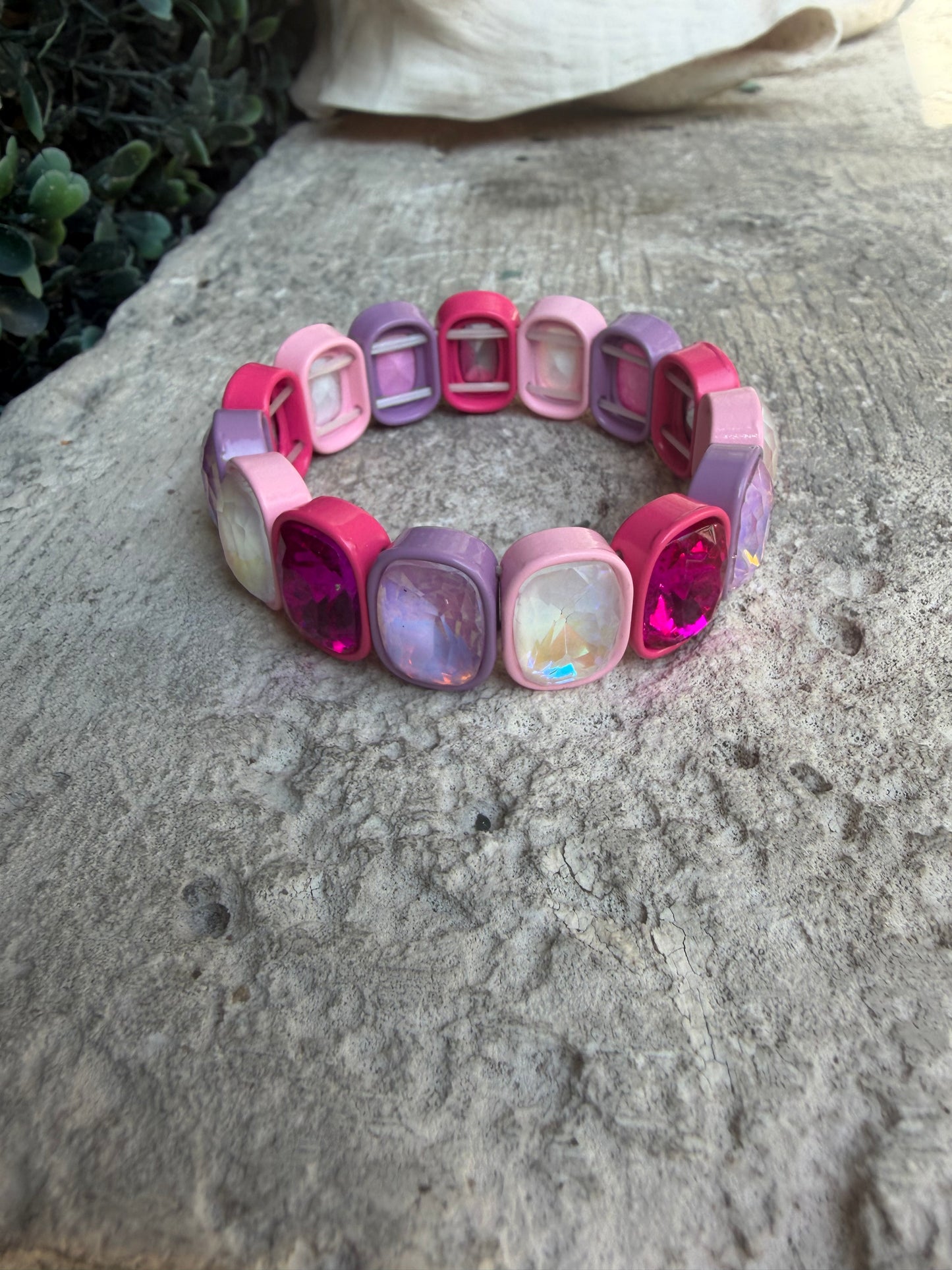 Berry Bloom Stretch Bracelet