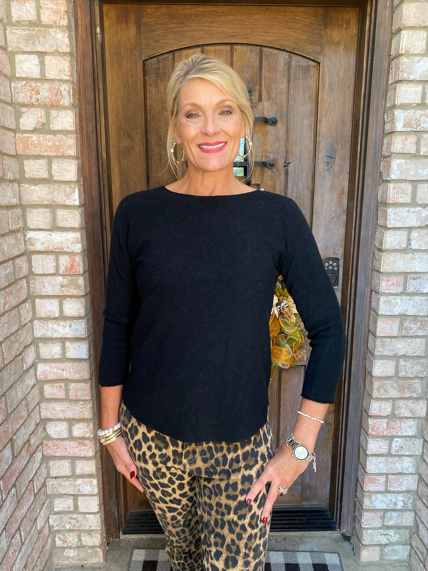 Soft Italian Sweater- Black