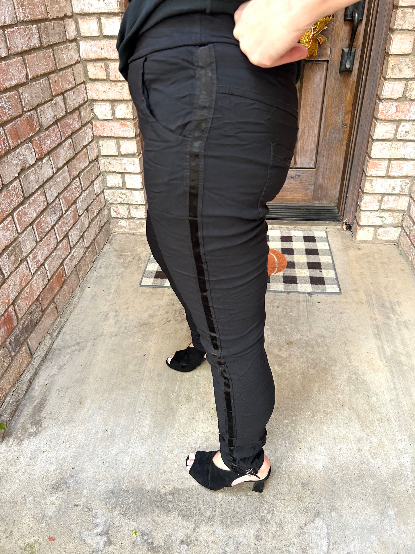Black Italian Jogger Pant