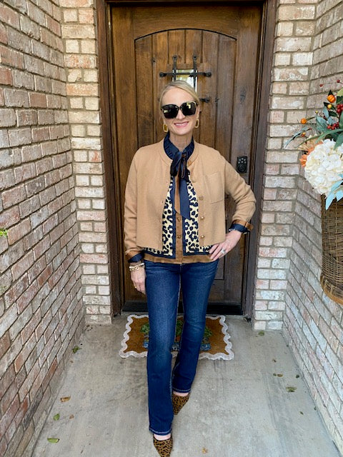 Classy Leopard  Blouse