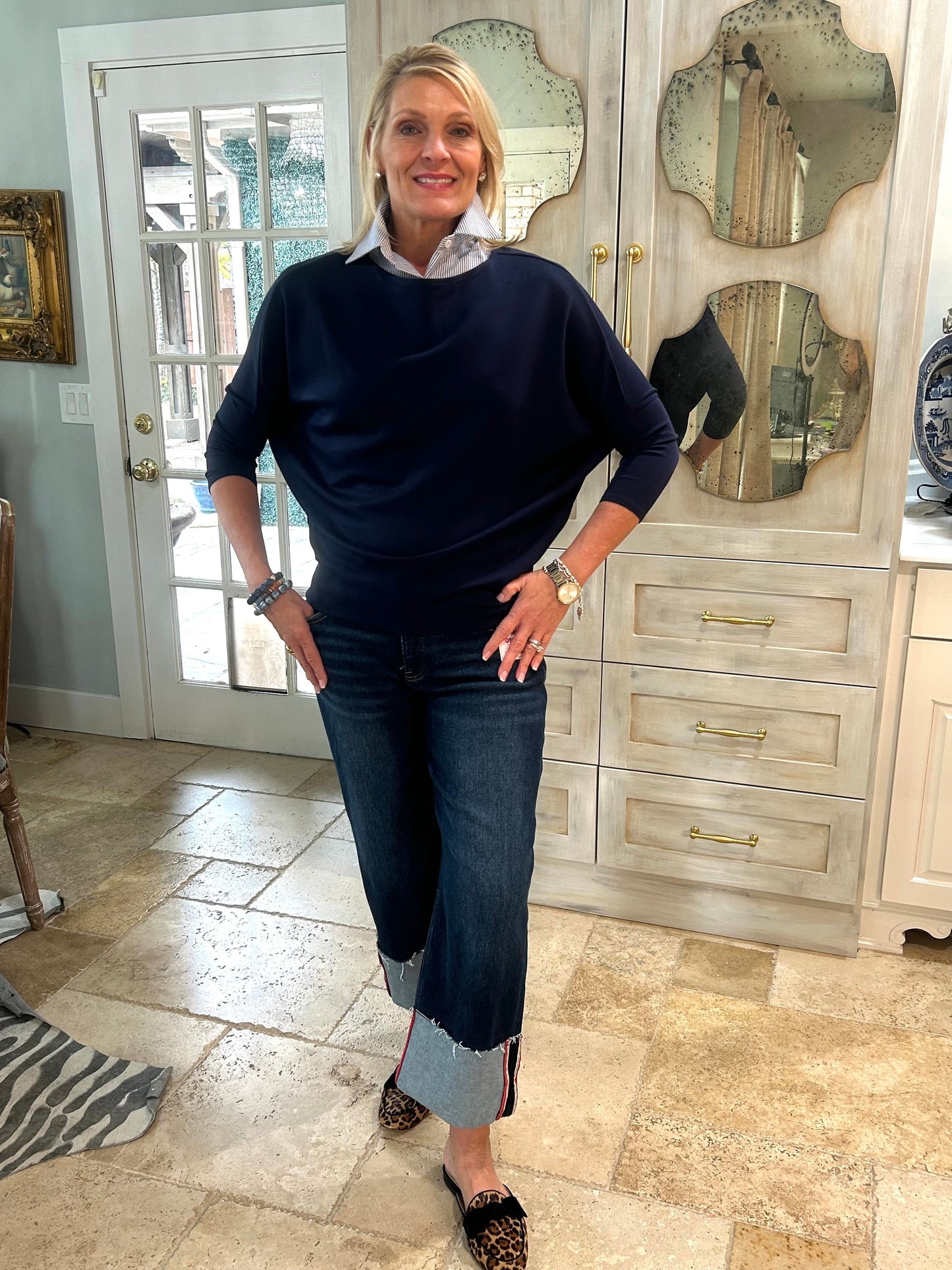 Cami Cuff -Risen Jean