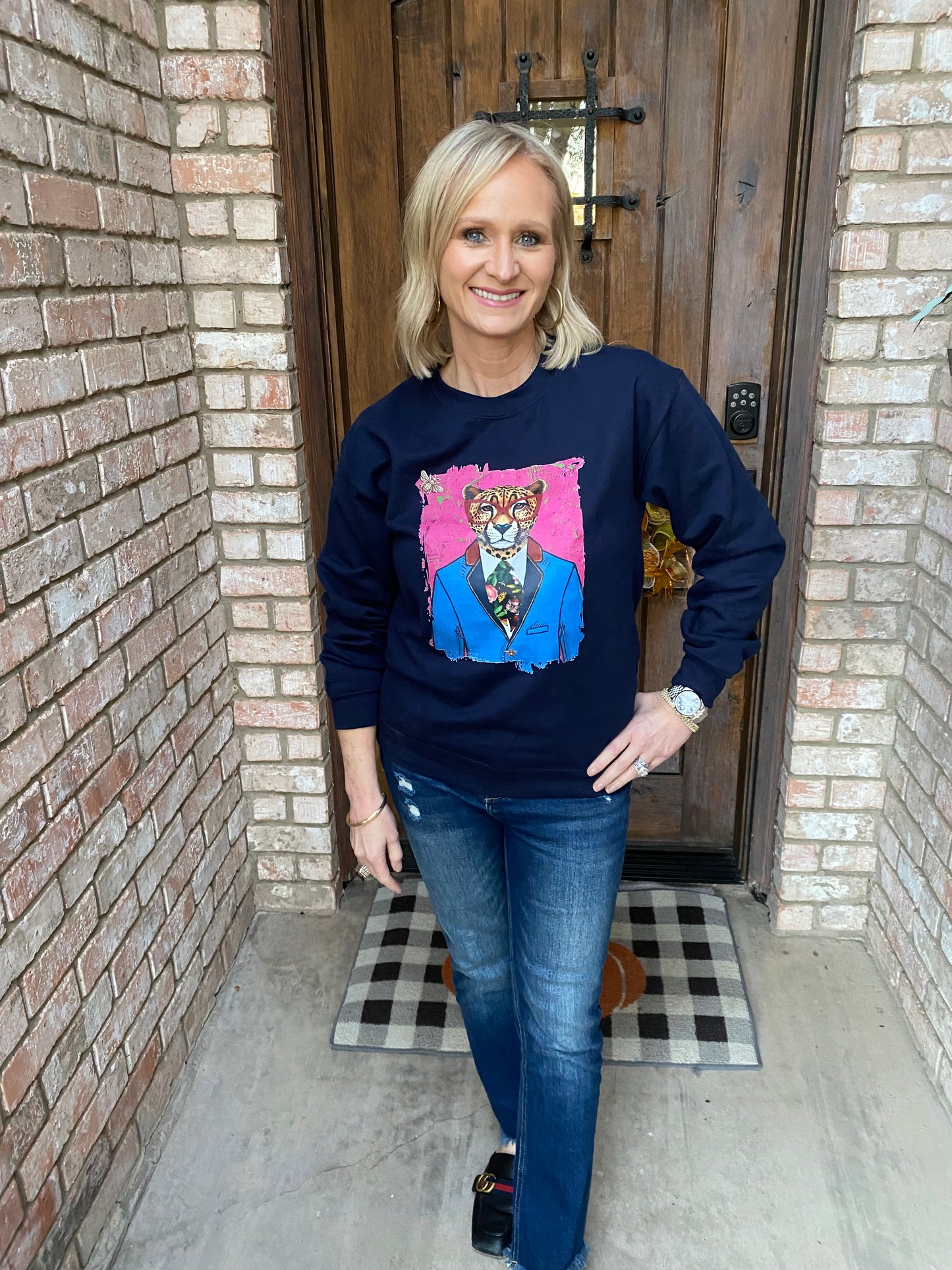 Charlie Blue Sweatshirt