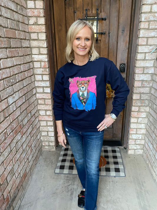 Charlie Blue Sweatshirt