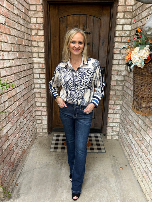 Cheetah Royale Blouse