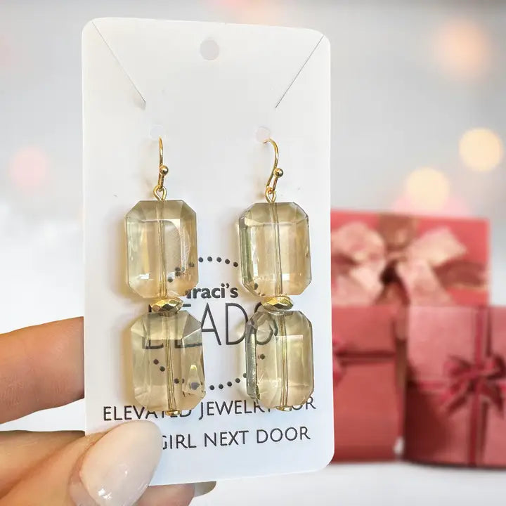 Cocktail Earrings Champagne