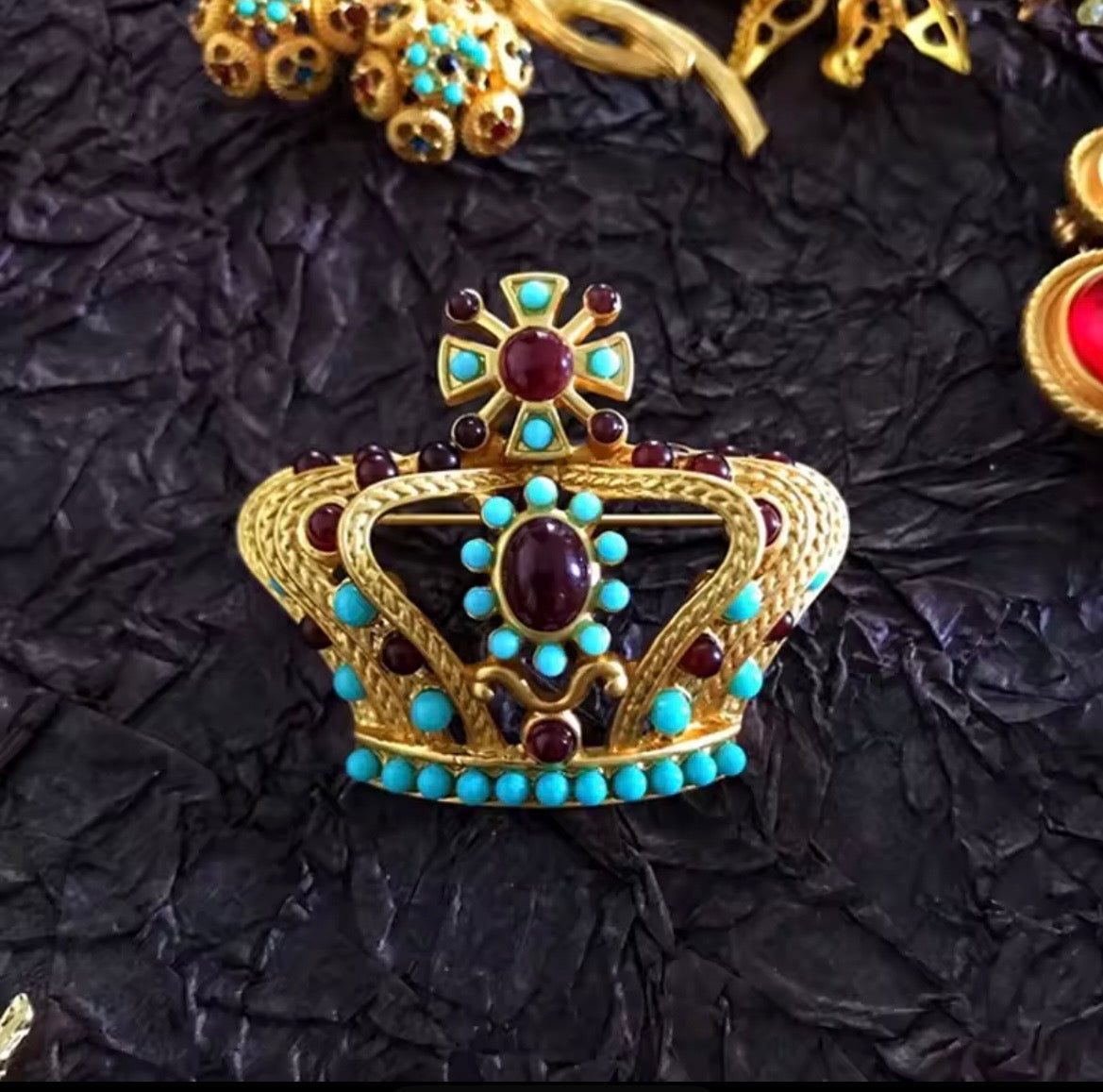 Crown Jewel Brooch