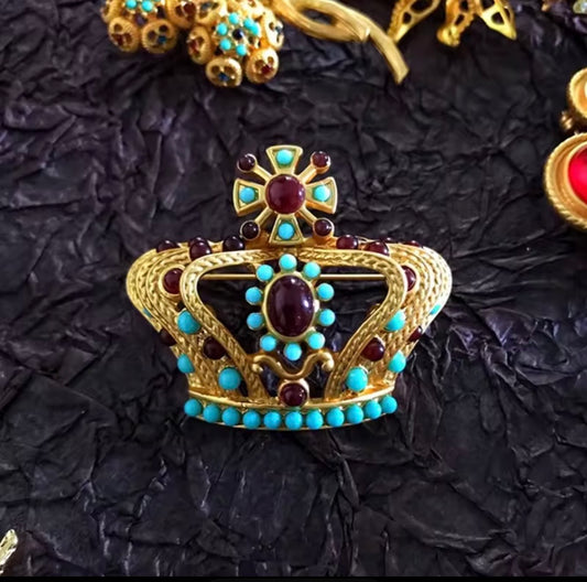 Crown Jewel Brooch