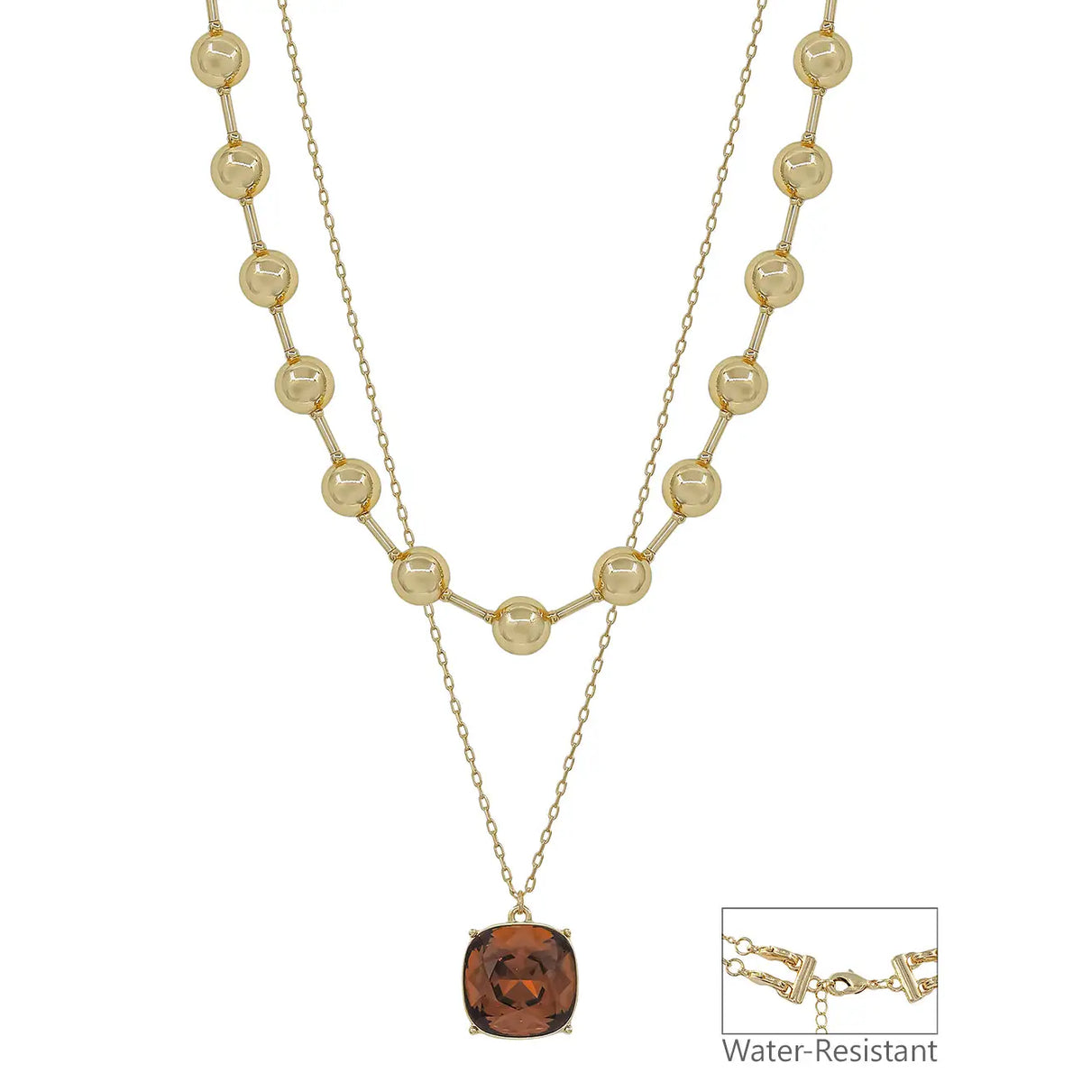 Tally Topaz Layered Necklace
