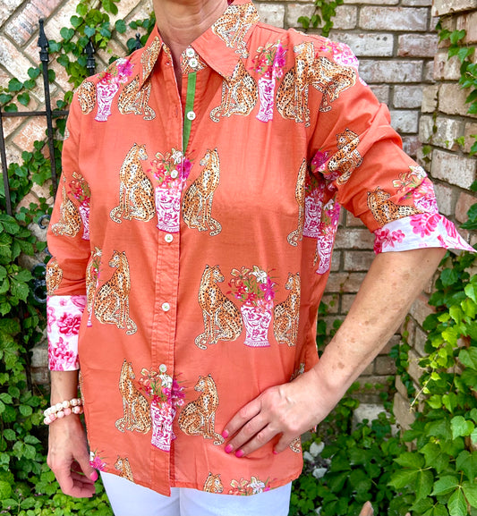 Charlee in the Wild Blouse