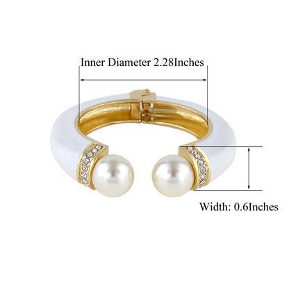 Double Pearl White Cuff