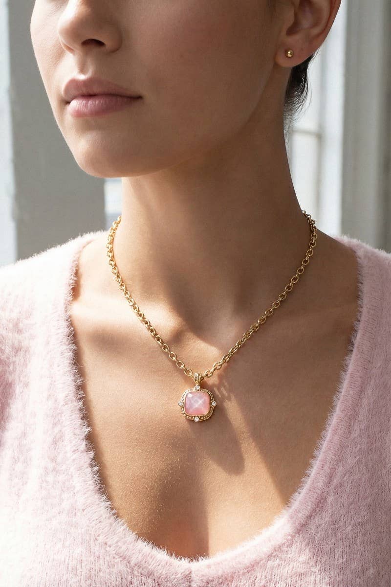 Lila Facet Necklace