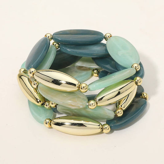 Resort Green Resin Stack