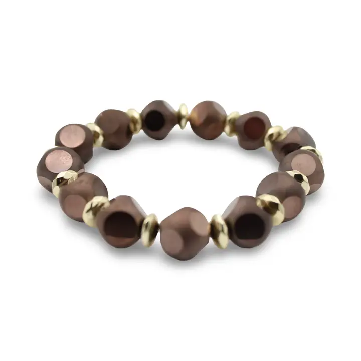 Sparkle Hour Bracelet, Espresso