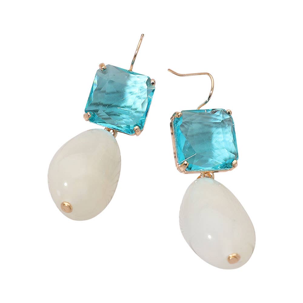 Ocean Wave Dangle Earring