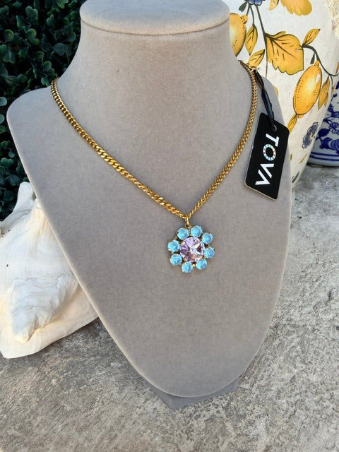 Tova Twiggy Necklace-Blue
