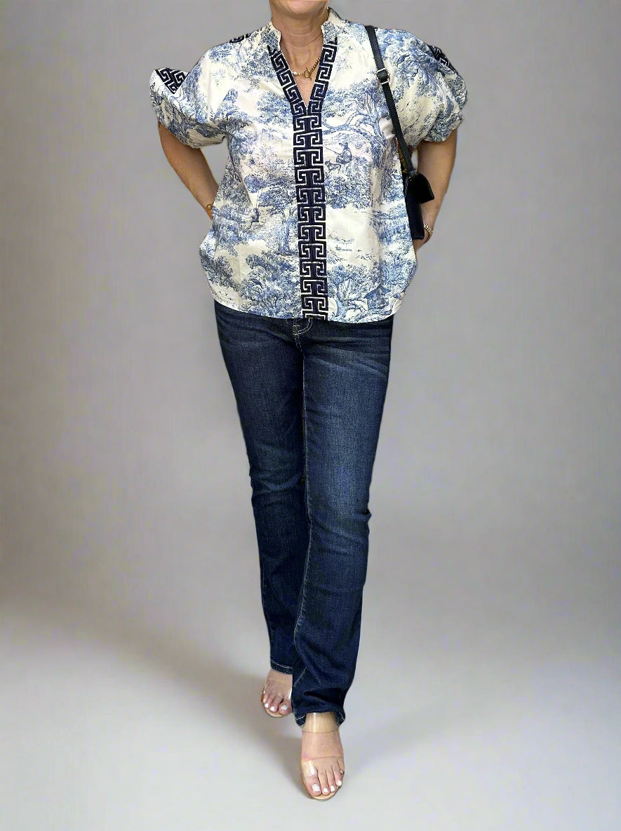 Emelia Toile Blouse