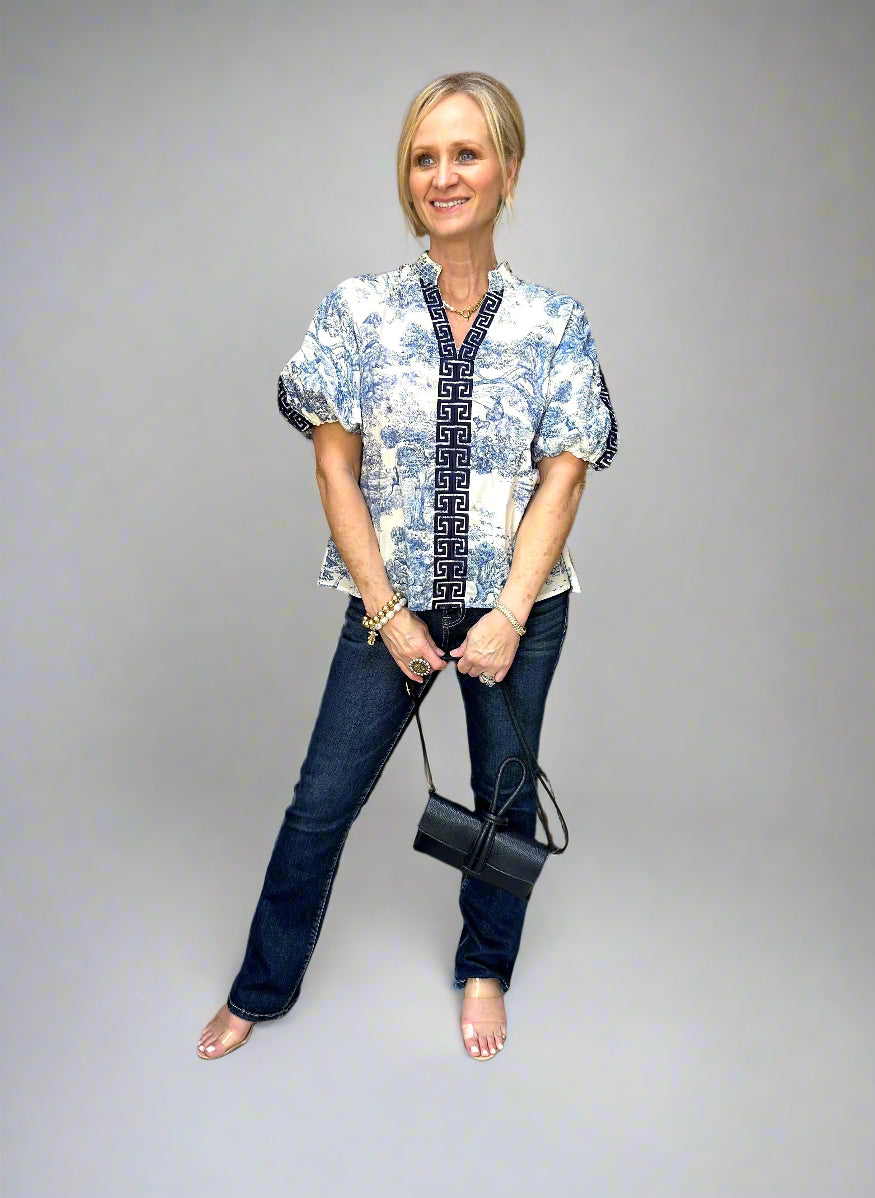 Emelia Toile Blouse
