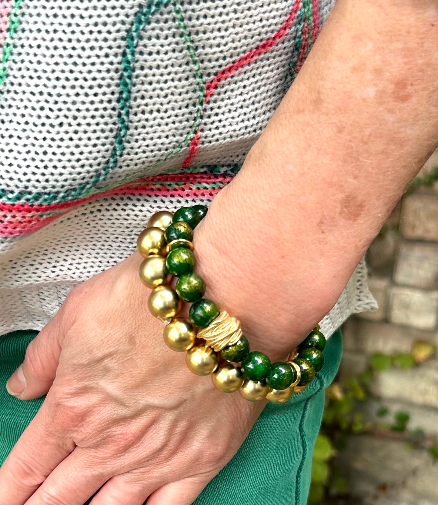 Green Gameday Bracelet