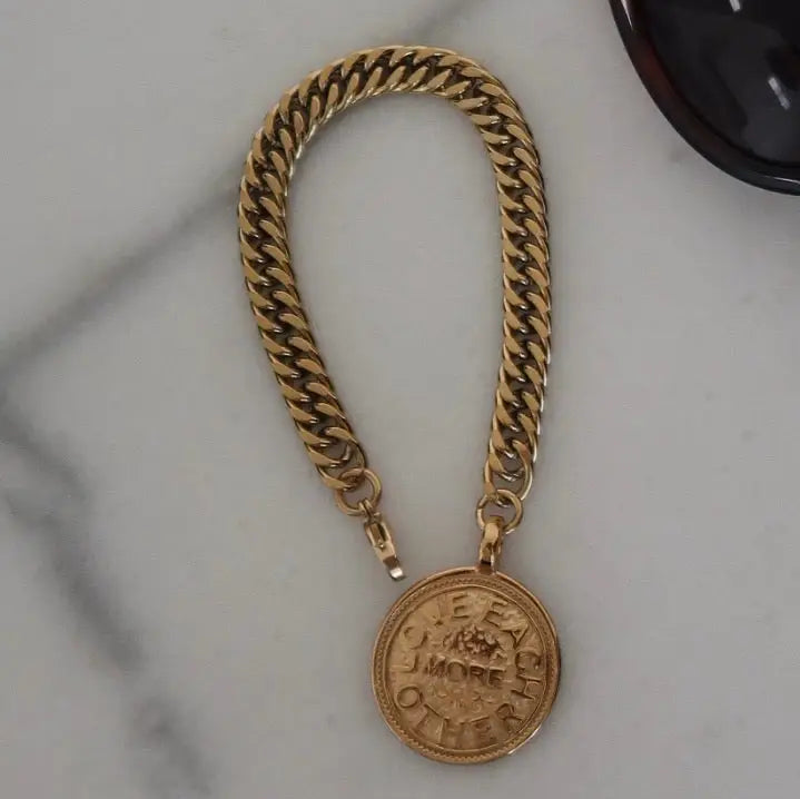 Meredith Medallion Bracelet