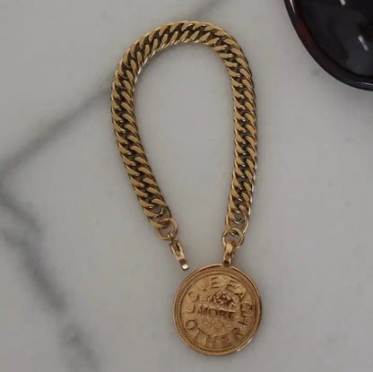 Meredith Medallion Bracelet