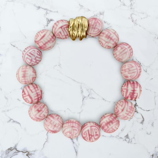 Pink CHINOISERIE BRACELET