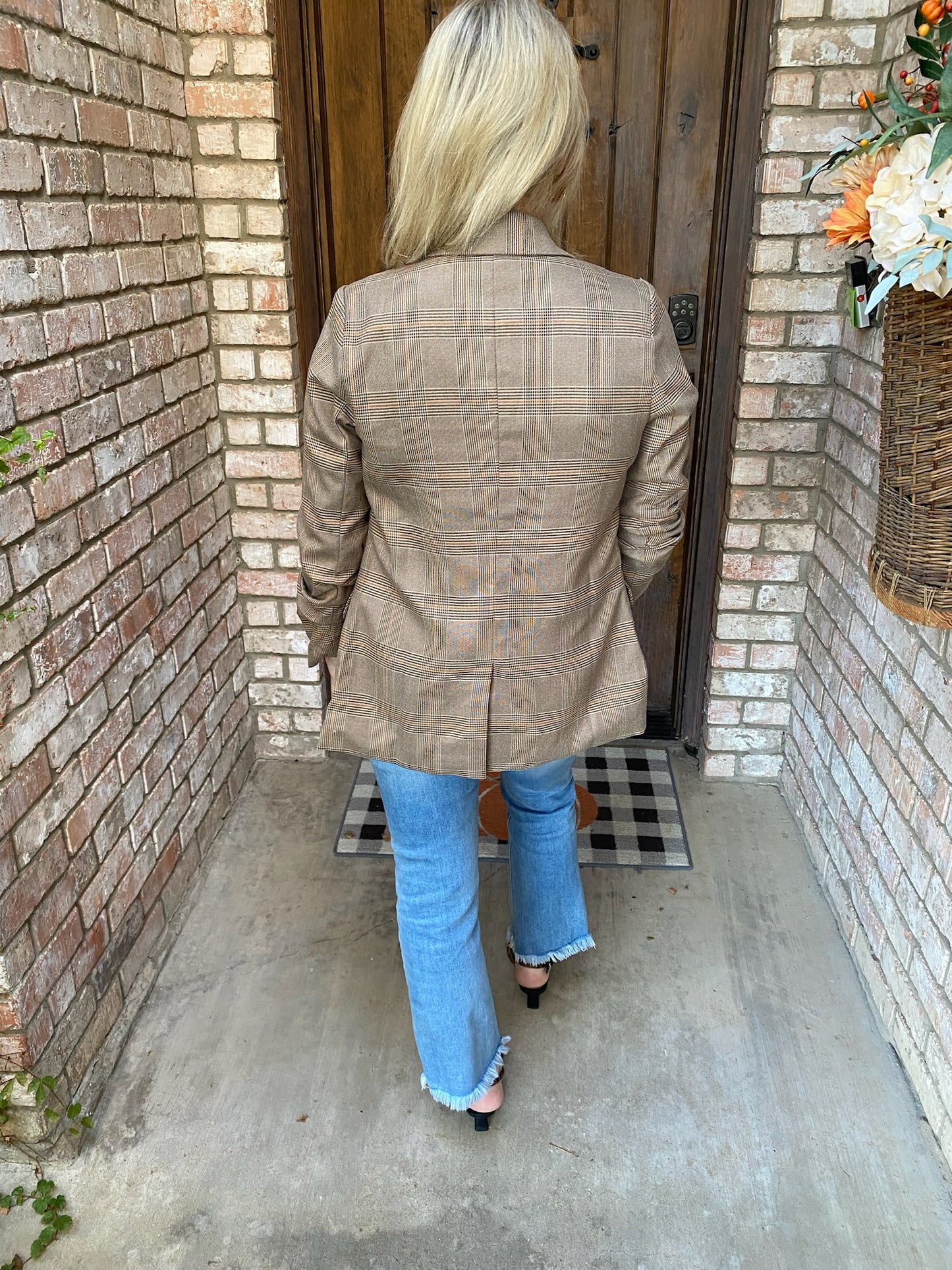Haute Plaid Blazer