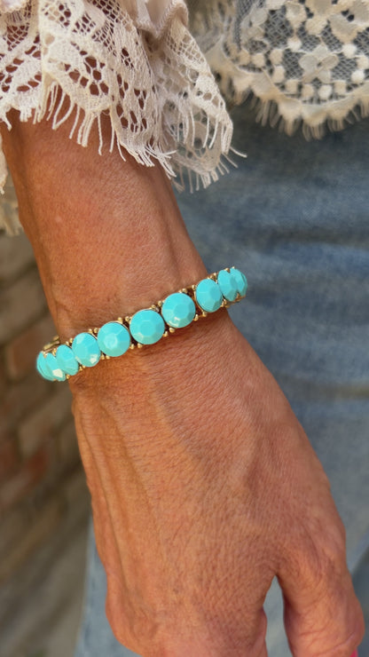 Stella Turquoise Stretch Bracelet