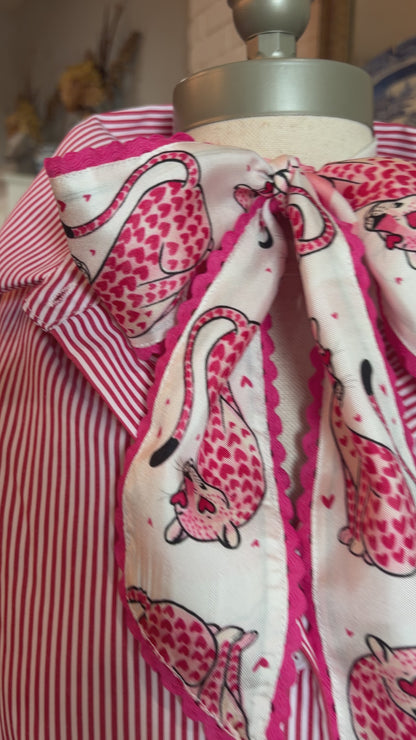 Striped in Pink Twilly
